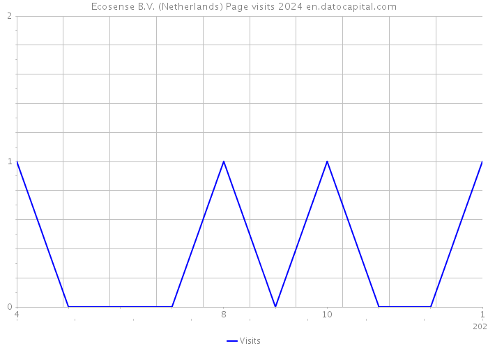 Ecosense B.V. (Netherlands) Page visits 2024 