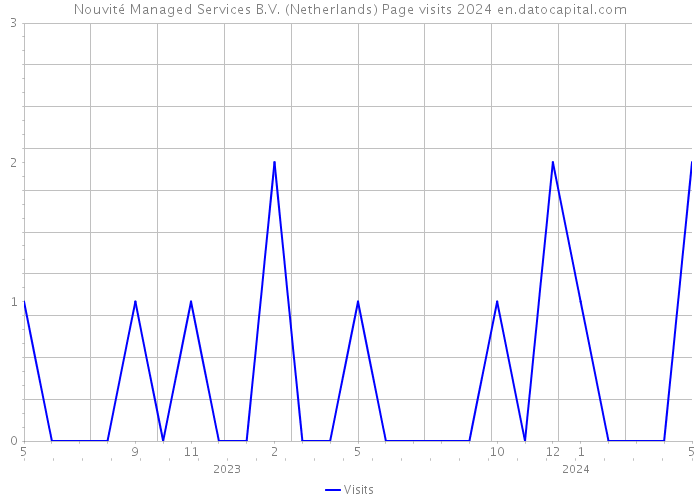 Nouvité Managed Services B.V. (Netherlands) Page visits 2024 