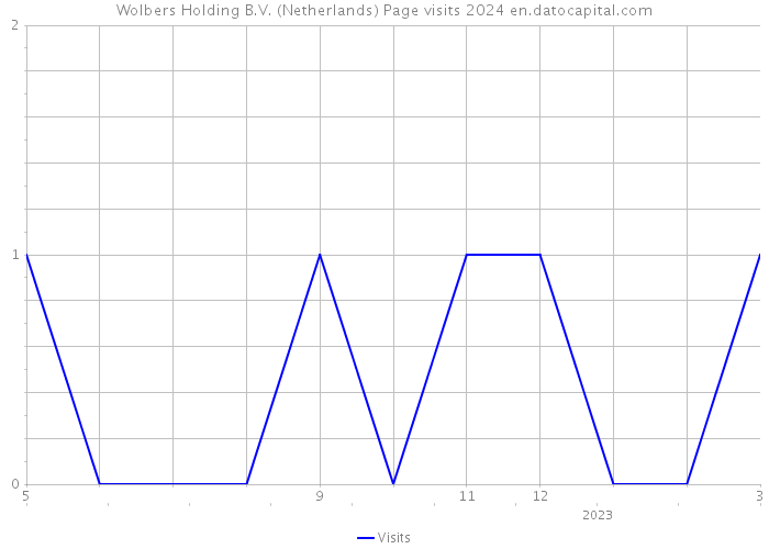 Wolbers Holding B.V. (Netherlands) Page visits 2024 