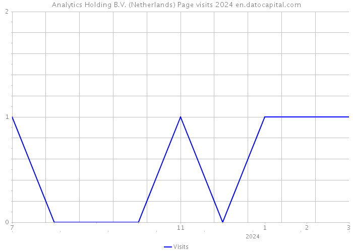 Analytics Holding B.V. (Netherlands) Page visits 2024 