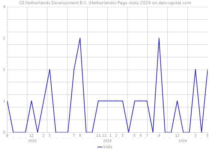 GS Netherlands Development B.V. (Netherlands) Page visits 2024 