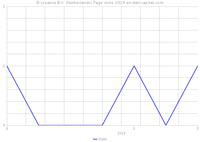 B-creative B.V. (Netherlands) Page visits 2024 
