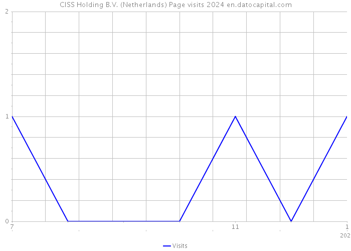 CISS Holding B.V. (Netherlands) Page visits 2024 