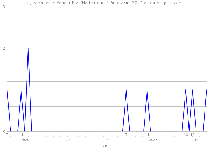 R.J. Verhoeven Beheer B.V. (Netherlands) Page visits 2024 
