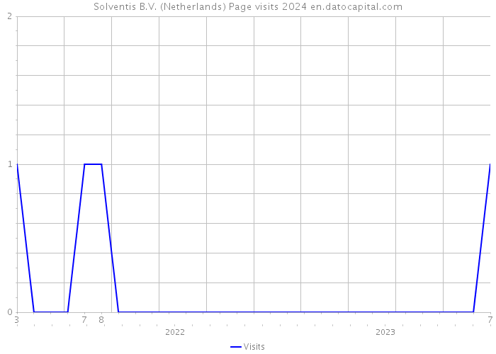 Solventis B.V. (Netherlands) Page visits 2024 