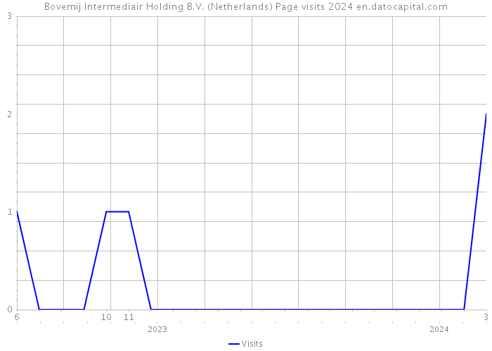 Bovemij Intermediair Holding B.V. (Netherlands) Page visits 2024 