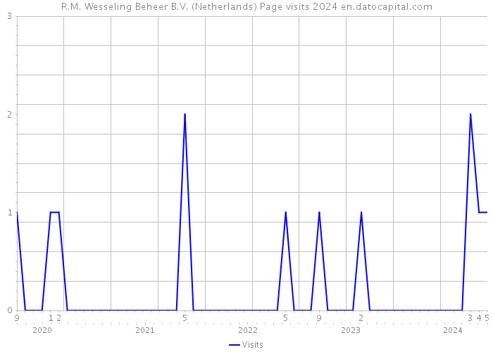 R.M. Wesseling Beheer B.V. (Netherlands) Page visits 2024 