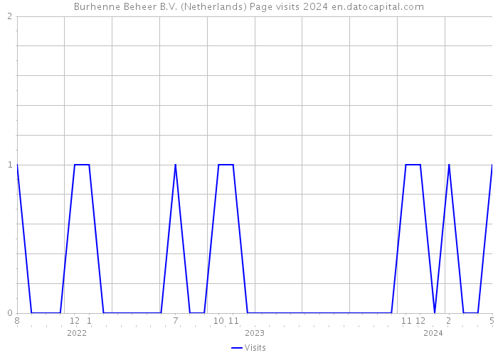 Burhenne Beheer B.V. (Netherlands) Page visits 2024 