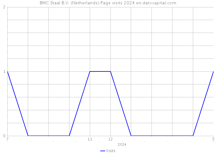 BMC Staal B.V. (Netherlands) Page visits 2024 