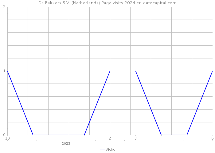 De Bakkers B.V. (Netherlands) Page visits 2024 