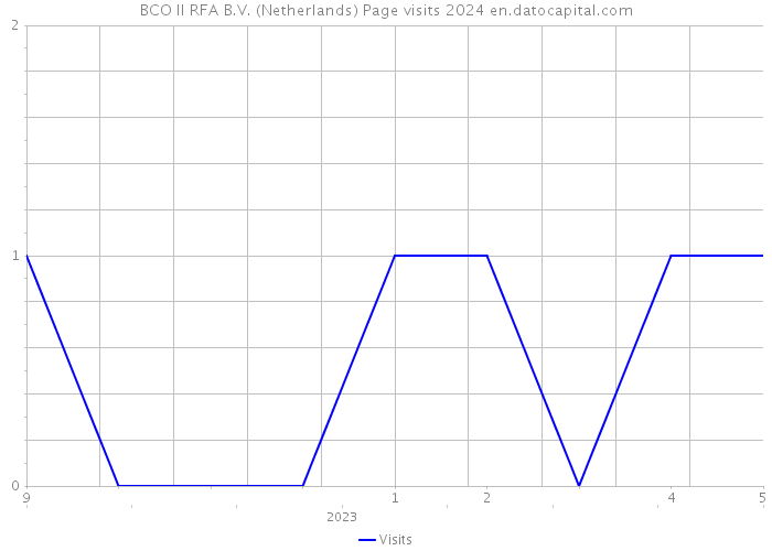 BCO II RFA B.V. (Netherlands) Page visits 2024 
