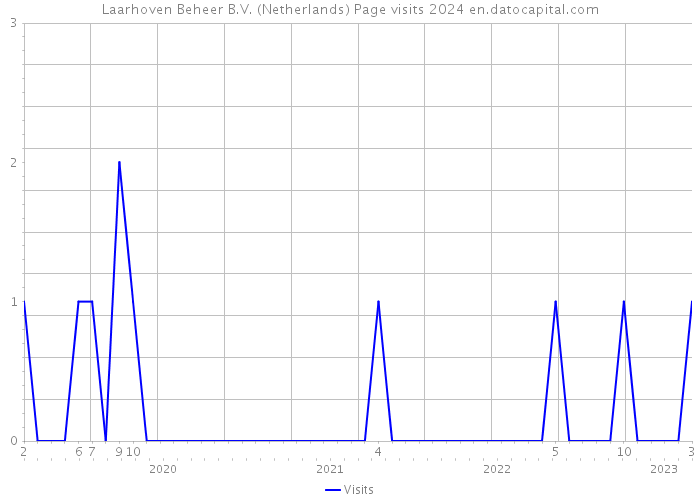 Laarhoven Beheer B.V. (Netherlands) Page visits 2024 