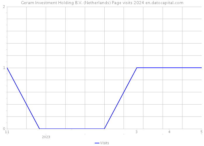 Geram Investment Holding B.V. (Netherlands) Page visits 2024 