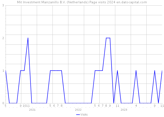 Mit Investment Manzanillo B.V. (Netherlands) Page visits 2024 