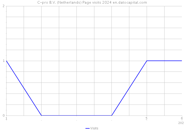 C-pro B.V. (Netherlands) Page visits 2024 