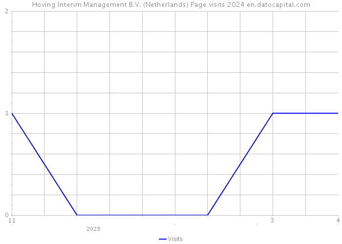 Hoving Interim Management B.V. (Netherlands) Page visits 2024 