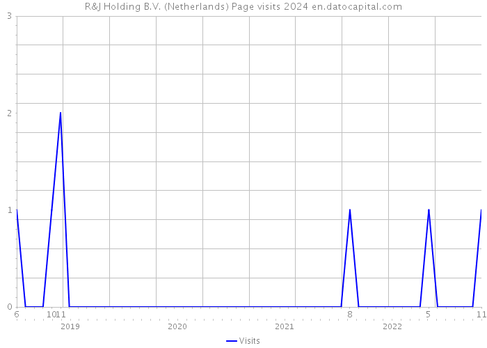 R&J Holding B.V. (Netherlands) Page visits 2024 