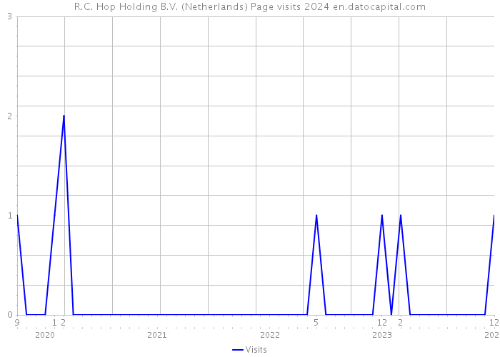 R.C. Hop Holding B.V. (Netherlands) Page visits 2024 