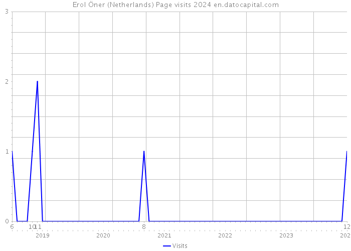 Erol Öner (Netherlands) Page visits 2024 