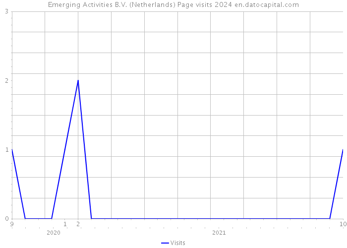 Emerging Activities B.V. (Netherlands) Page visits 2024 