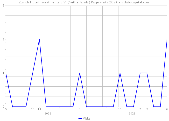 Zurich Hotel Investments B.V. (Netherlands) Page visits 2024 