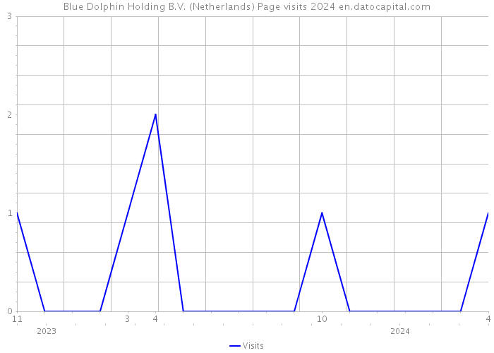 Blue Dolphin Holding B.V. (Netherlands) Page visits 2024 