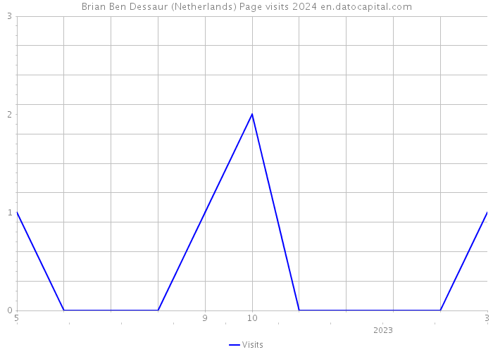 Brian Ben Dessaur (Netherlands) Page visits 2024 