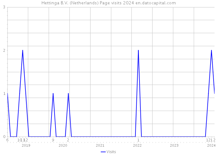 Hettinga B.V. (Netherlands) Page visits 2024 
