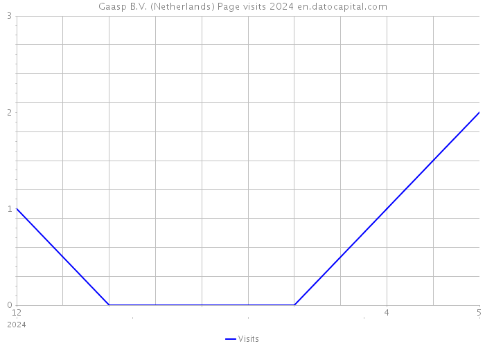 Gaasp B.V. (Netherlands) Page visits 2024 