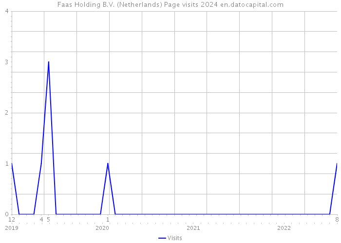 Faas Holding B.V. (Netherlands) Page visits 2024 