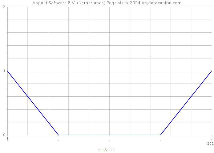 Appalti Software B.V. (Netherlands) Page visits 2024 
