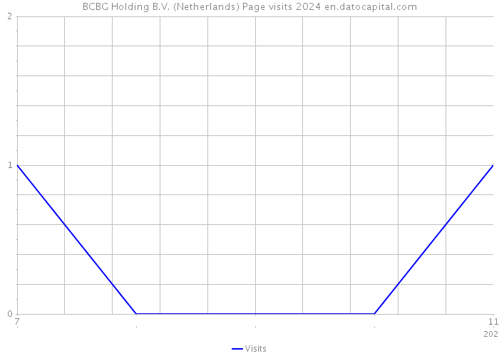 BCBG Holding B.V. (Netherlands) Page visits 2024 