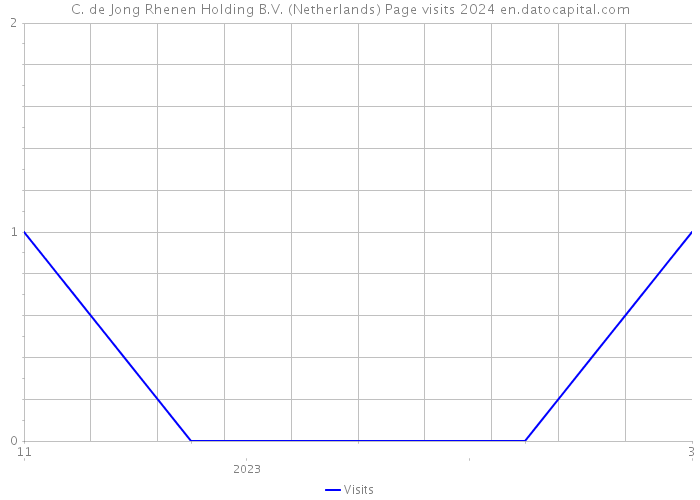 C. de Jong Rhenen Holding B.V. (Netherlands) Page visits 2024 