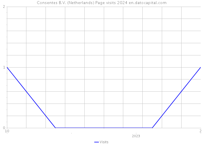 Consentes B.V. (Netherlands) Page visits 2024 