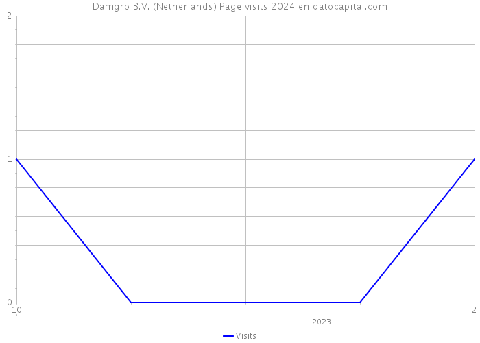 Damgro B.V. (Netherlands) Page visits 2024 