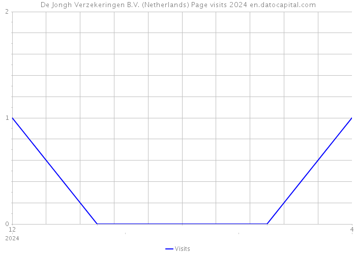 De Jongh Verzekeringen B.V. (Netherlands) Page visits 2024 