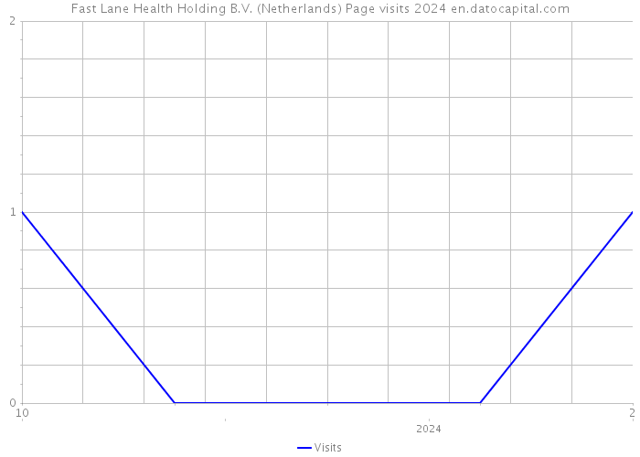 Fast Lane Health Holding B.V. (Netherlands) Page visits 2024 