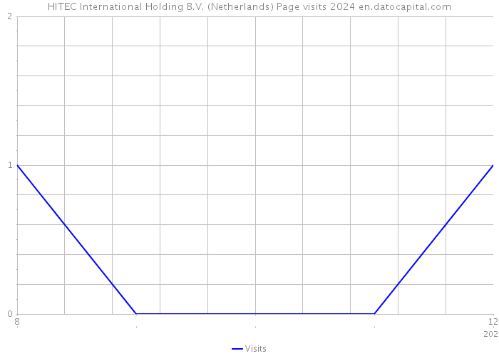 HITEC International Holding B.V. (Netherlands) Page visits 2024 
