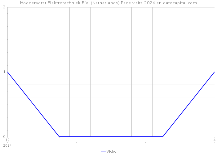 Hoogervorst Elektrotechniek B.V. (Netherlands) Page visits 2024 
