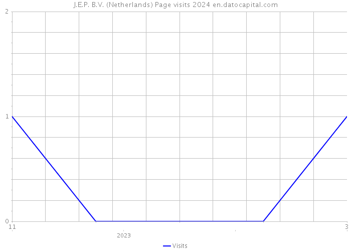J.E.P. B.V. (Netherlands) Page visits 2024 