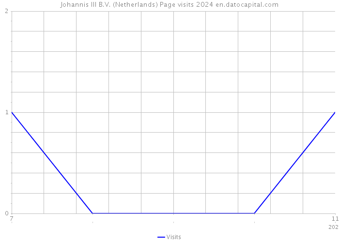 Johannis III B.V. (Netherlands) Page visits 2024 