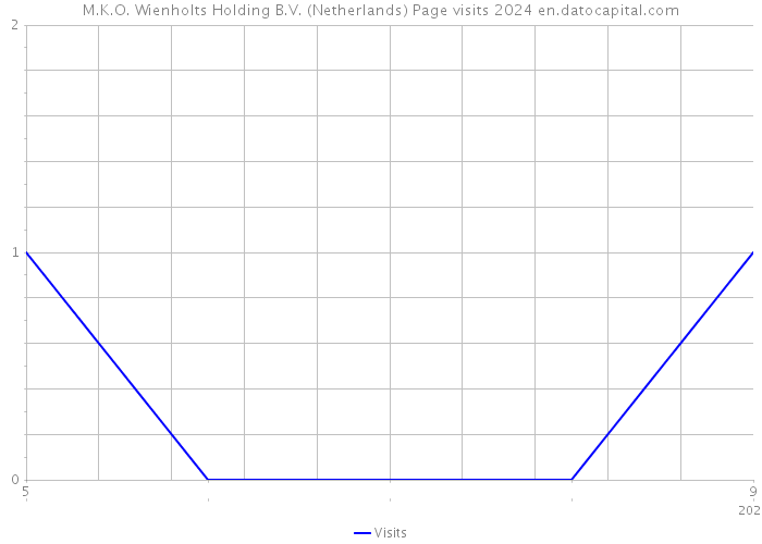 M.K.O. Wienholts Holding B.V. (Netherlands) Page visits 2024 