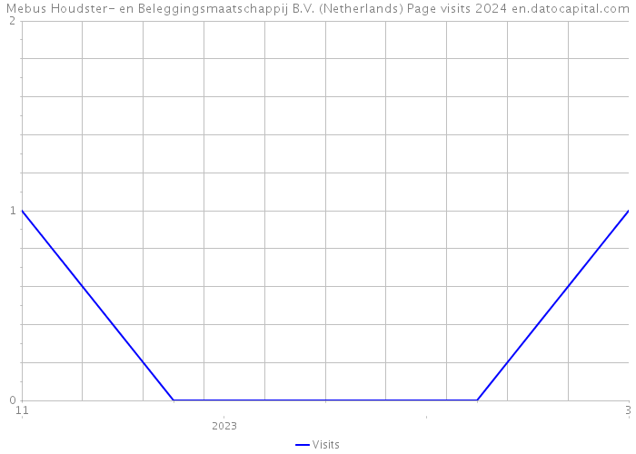 Mebus Houdster- en Beleggingsmaatschappij B.V. (Netherlands) Page visits 2024 