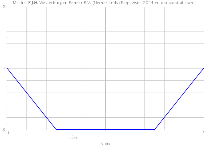 Mr drs. E.J.H. Westerburgen Beheer B.V. (Netherlands) Page visits 2024 