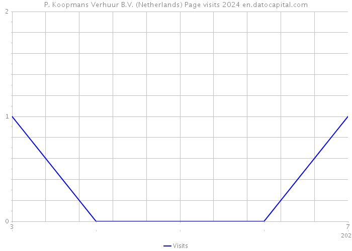 P. Koopmans Verhuur B.V. (Netherlands) Page visits 2024 