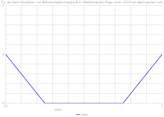 P.J. de Kam Houdster- en Beheermaatschappij B.V. (Netherlands) Page visits 2024 