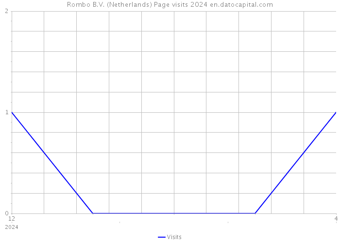 Rombo B.V. (Netherlands) Page visits 2024 