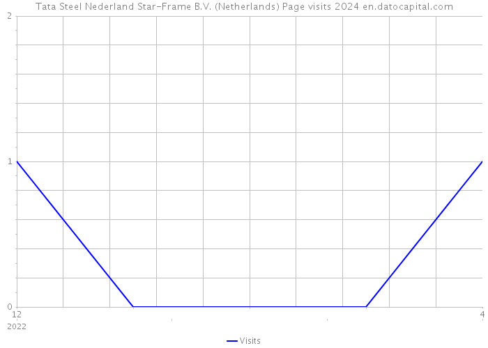 Tata Steel Nederland Star-Frame B.V. (Netherlands) Page visits 2024 