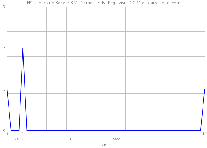 HS Nederland Beheer B.V. (Netherlands) Page visits 2024 