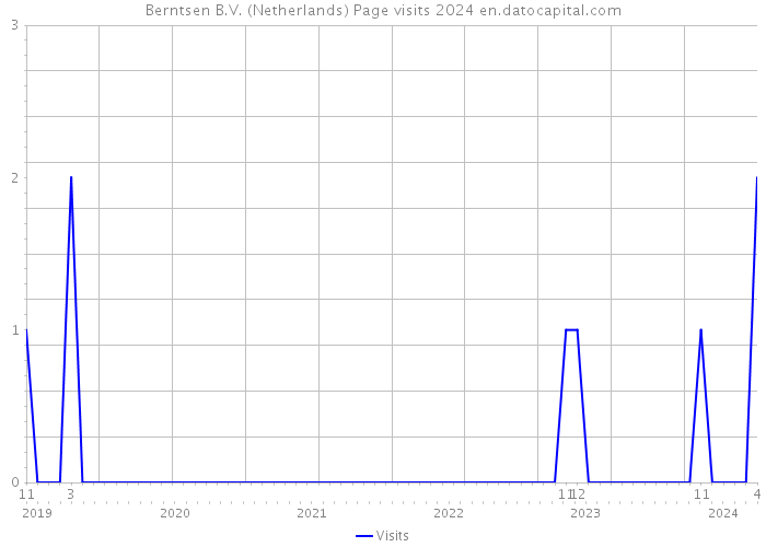 Berntsen B.V. (Netherlands) Page visits 2024 